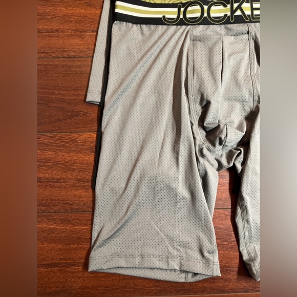 4 Jockey Breathable Mesh Mens Medium Quad Short Brief 11” Inseam Stability Pouch - Picture 5 of 12